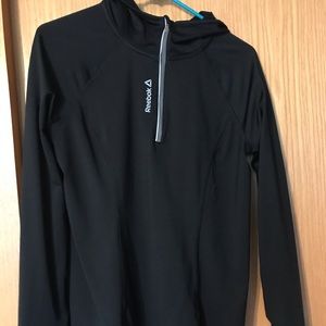 Reebok hooded pullover, dry fit material